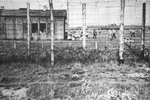 The fence around Stalag Luft 4
